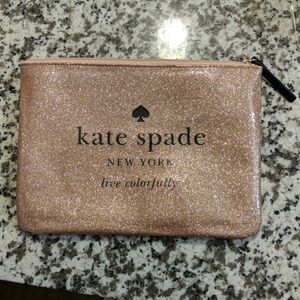 Kate Spade Sparkle Cosmetic Bag